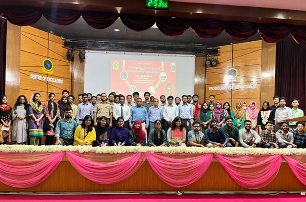 Guest Lecture on “Challenges and Opportunities of Hard Rock Mine in Bangladesh”